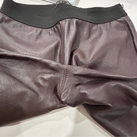 Reiss Lambskin Leggings - Picture 8 of 16
